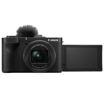 Canon camera with a detachable screen on a white background